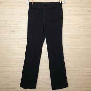 Talbots Black Trouser Flare Jeans Size 2